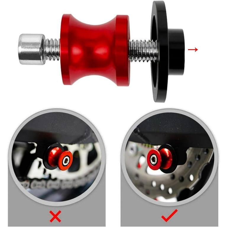 アクセサリー Jr. Pack of 2 Motorcycle Swing Arm Spools For KAWASAKI Ninja650