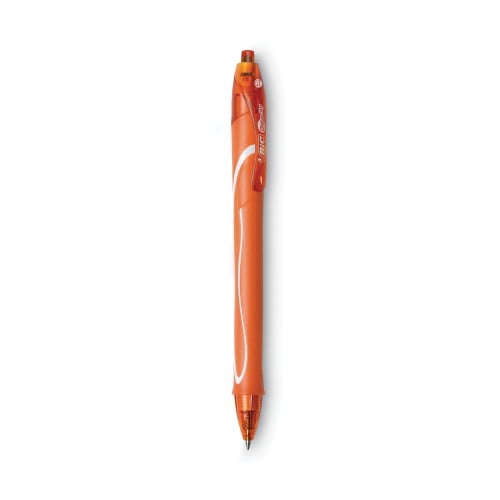 BIC Gel-ocity Quick Dry Gel Pen, Retractable, Fine 0.7 mm, 12 Assorted Ink and Barrel Colors, Dozen