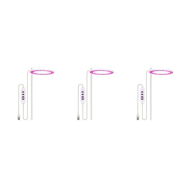Luz LED USB para cultivo Toystoory 1 cabeza rosa 3Conjunto