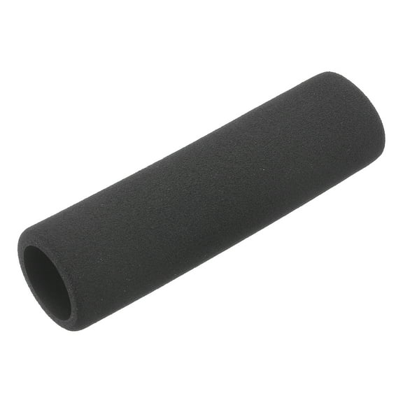 Foam Grip Tubing Handle Grips 24mm ID 34mm OD 4.5" Black for Pipe Insulation, Utensils, Fitness