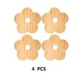thumbnail image 1 of Manteles Individuales de Mesa Fiudx Redondos Con Forma de Flor Termoaislantes Lavables, 1 of 1