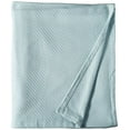 thumbnail image 1 of Madison Park Couverture en Coton Liquide, Twin, Bleu Clair, 1 of 3