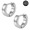 (Style 1 )1.0*10mm with 3mm wire diameter, variant on 1 Pair 18G G23 Titanium Hoop Earrings for Ear Conch Cartilage Helix Lobe Piercing Jewelry