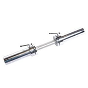 CAP Barbell 20 In. Olympic Dumbbell Handle with Collars, Single, Chrome