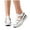 White, variant on HaiMao Flat Sandals Barefoot Platform Shoes Athletic Sports Sandals Walking Shoes for Women Men Indoor Outdoor Sneaker White 9(42)