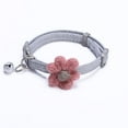 thumbnail image 3 of Adjustable Cute Six Petals Flower Bell Decor Cat Kitten Collar Pet, 3 of 4
