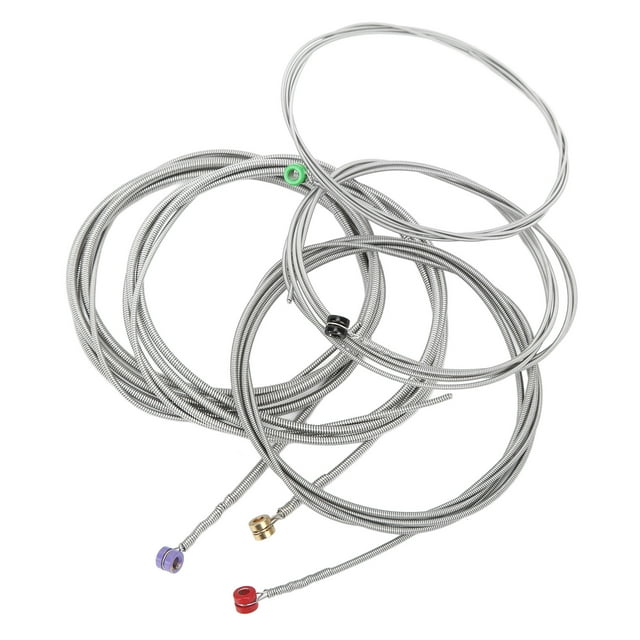 Bass String, Instrument Accessory Sound Quality Guitar Strings Colourful Ball End For Playing