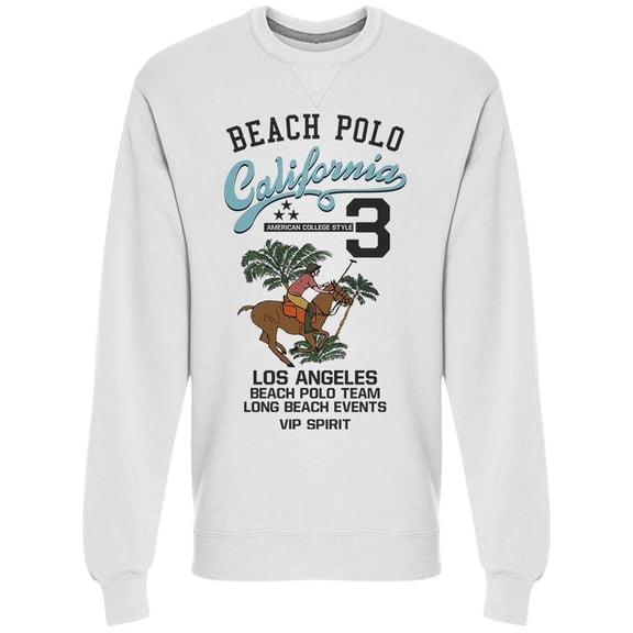 Polo California Long Beach Sweatshirt Men -Image by Shutterstock, Male Large