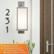 HY-KO 6 Black Floating Mount House Number 6