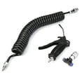 thumbnail image 3 of Kit de pistola de aire comprimido negra con soplador de aire neumático y conector pequeño, manguera de PU, 3 of 15