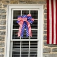 thumbnail image 4 of Nmdmisc Patriotic Ribbon Bows for Wreaths,Non-woven Fabric Red White Blue Stars Stripe Bow for 4th of July,Independence Day,Memorial Day,Veteran's Day,Front Door Decoration, 4 of 4