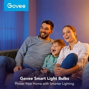 Govee A19 Wi-Fi 1200LM RGBWW LED Smart Light Bulb, Wi-Fi & Bluetooth Light Bulbs, Dimmable, Color Changing, 85W Equivalent Bulbs,4 packs
