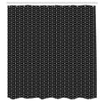 thumbnail image 2 of Ambesonne Abstract Shower Curtain, Window-Like Squares Lines, 69"Wx70"L, Charcoal Grey White, 2 of 4