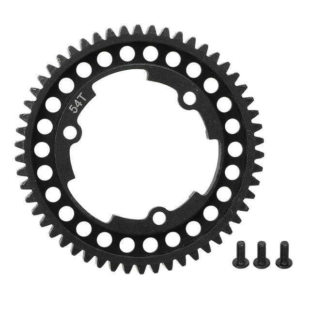 54T RC Car Main Gear, 54T Steel Main Spur Gear Rustproof Improved Gear Meshing Efficient Accuracy Machined For Maintenance