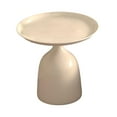 thumbnail image 3 of Elodie Table d'Appoint Ronde en Fer Base Stable Table Basse pour Salon Chambre Bureau Hauteur 43 cm, 3 of 8