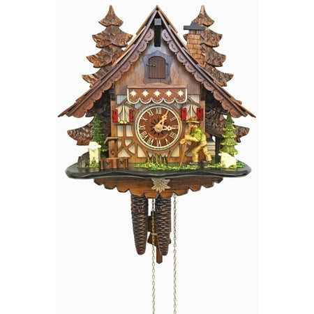 Alexander Taron 12 Engstler Weight-Driven Full Size Cuckoo Wall Clock
