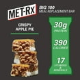 thumbnail image 5 of MET-Rx Big 100 Protein Bar, Crisp Apple Pie, 31g Protein, 9 Ct, 5 of 7