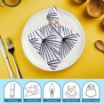 thumbnail image 6 of Nawy Palm Leaves Cloth Napkins - Tropical Jungle Party Dinner Decoration Washable Napkins - Set of 4 4 PCS, 6 of 7