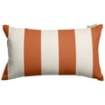 thumbnail image 2 of Majestic Home Goods  Indoor Outdoor Vertical Stripe Small Decorative Throw Pillow 20 X 12 Navy, 2 of 5