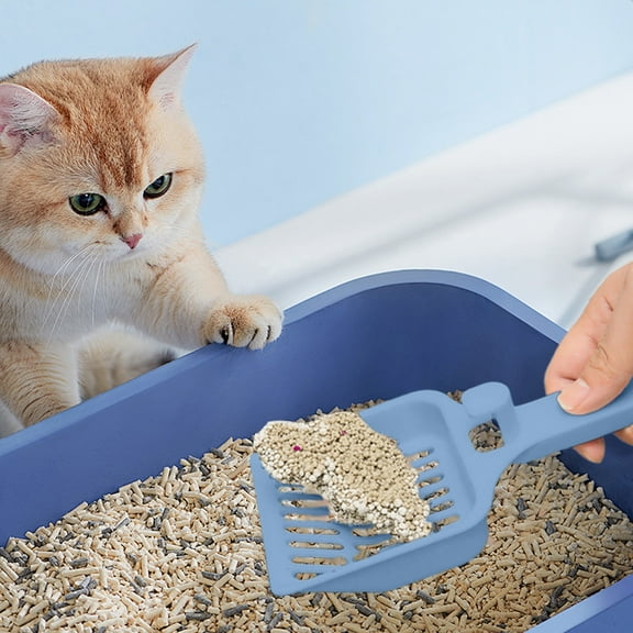 kkbbma under $5 Cat Litter Scoop, Cat Litter Scooper with Long Handle Deep Shovel Cat Scooper Kitty Litter Scoop for Cat Sand Toilet Cleaning
