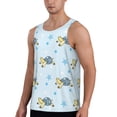 thumbnail image 2 of Haiem Cartoon Turtle Men Workout Tank Top Gym Bodybuilding Sleeveless Muscle T Shirts Athletic Tank Breathable Workout Shirt-Small, 2 of 9