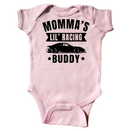 

Inktastic Mommas Lil Racing Buddy Gift Baby Boy or Baby Girl Bodysuit