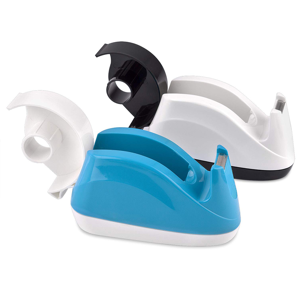 GLiving 2PCS Desk Table top Packing Tape Dispenser NonSlip OneHand