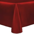 thumbnail image 2 of Ultimate Textile (10 Pack) Reversible Shantung Satin - Majestic 108 x 132-Inch Rectangular Tablecloth - for Weddings, Home Parties and Special Event use, Holiday Red, 2 of 4
