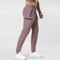 thumbnail image 4 of zbxnLI Men's Athletic Track Pants Quick Dry Sweatpants Drawstring Elastic Waist Tapered Leg Running Pants, 4 of 5