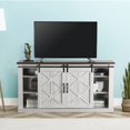 thumbnail image 4 of LIVILAND 58" TV Stand Media Console For TVs Upto 65" in Off White, 4 of 5