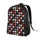 thumbnail image 2 of Fotbe Houndstooth Green Red Mochila de Viaje para Laptop, Mochila Ejecutiva Delgada y Resistente 15.6", 2 of 8