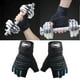 thumbnail image 2 of Guantes de bicicleta sin guantes de gimnasio de medio que absorben , guantes de bicicleta de montaña con alargada para Negro + M Soledad Guantes de ciclismo al aire libre, 2 of 10