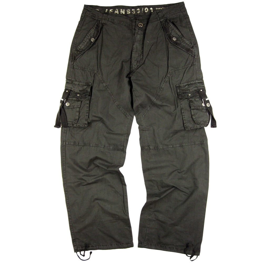 Stone Touch Jeans - StoneTouch Men's Military-Style Cargo Pants #A8 ...