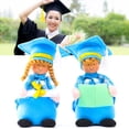 thumbnail image 3 of Muñeco De Peluche De Temporada De Graduación, Muñeco De Graduación Azul, Adornos De Regalo De Graduación Suaves Y Cómodos Eigraketly FN007481-00, 3 of 6