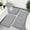 Gray, variant on Ileading Bathroom Rugs Sets 4 Piece, Non Slip Washable Bath Rug, Absorbent Shaggy Bath Mats for Bathroom Floor, Tub, Shower, Brown