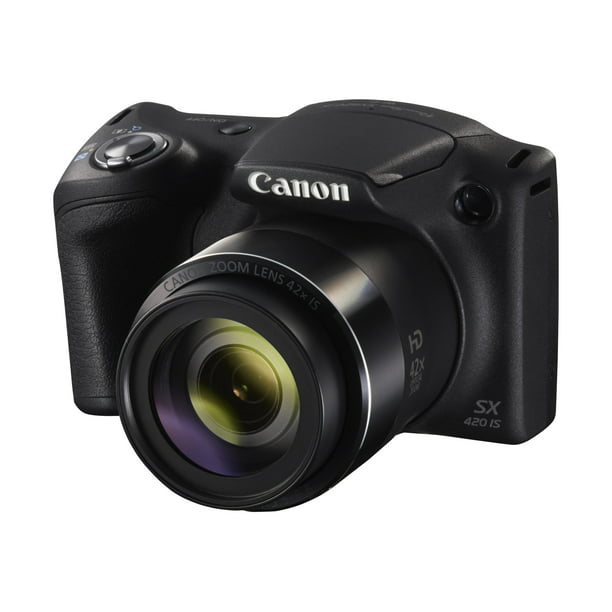 Canon PowerShot SX420 IS - camera - compact - 20.0 MP - 720p / 25 fps - 42x optical zoom - Wi-Fi, NFC - black - Walmart.com