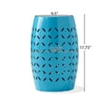 thumbnail image 3 of Bucky Outdoor Indoor/Outdoor Metal Side Table, Blue, 3 of 6