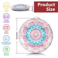 thumbnail image 5 of Round Meditation Cushion, 22" Dutch Velvet Floor Pillow with PP Cotton Filling for Yoga, Zen, Reading, and Floor Seating, Boho Print, 5 of 5