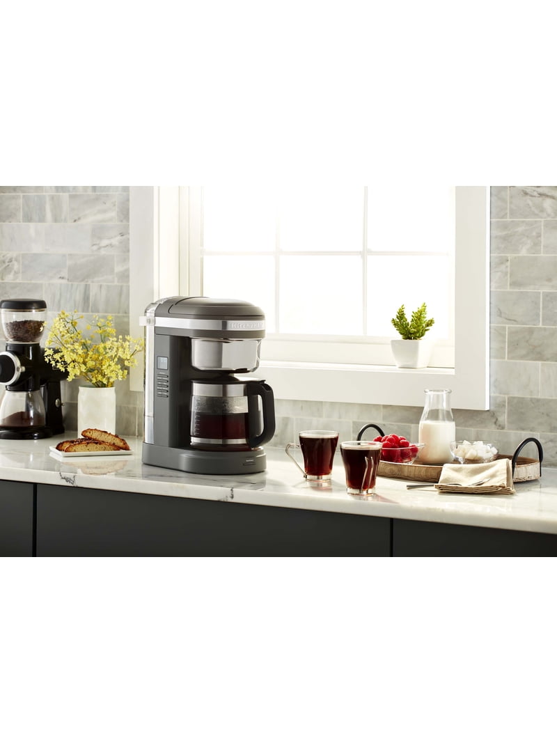KitchenAid 12 Cup Drip Coffee Maker with Spiral Showerhead and