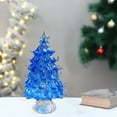 thumbnail image 5 of Glass Christmas Tree, 2.3 Inch Small Tabletop Christmas Tree, Mini Xmas Tree for Fireplace Mantel Bathroom Living Room Decor, 5 of 7