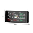 thumbnail image 2 of 9 In 1 Air Quality Detector CO2 Gas Tester PM2.5 PM10 TVOC Formaldehyde Monitor LED Display ,High-Precision Sensor, 2 of 6