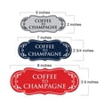 thumbnail image 4 of Signs ByLITA Designer Coffee to Champagne Elegant Design Clear Messaging Durable Construction Easy Installation Sign (Red) - Medium, 4 of 5