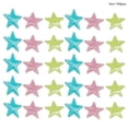 thumbnail image 1 of 100 Uds. Pegatinas de estrellas coloridas pegatinas de pared que brillan pegatinas de pared de estrellas de plástico parche calcomanía Kits de decoración para fiestas color 3 cm 100 piezas Cateissary HA004699-02, 1 of 6