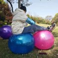 thumbnail image 1 of Zeus Christmas Theme Yoga Ball Lightweight Anti-slip PVC Handle Hopper Ball for Exercise, 1 of 7