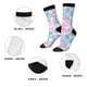 thumbnail image 5 of Balery Tie Dye Calcetas Largas con Estampado para Hombre y Mujer – Suaves y Transpirables, Talla Única (US 5-11), 5 of 6