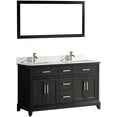 thumbnail image 1 of Vanity Art 60" Double Sink Bathroom Vanity Set with Engineered Marble Top and Two Free Mirrors, 1 of 5