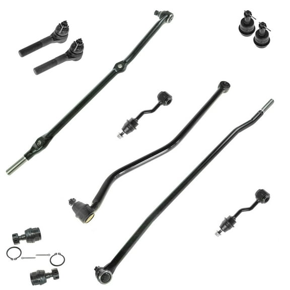 TRQ 11 pc Kit Ball Joint Tie Rod Track Sway Bar Link LH RH for Grand Cherokee ZJ PSA59446 Fits select: 1996-1998 JEEP GRAND CHEROKEE