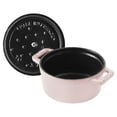 thumbnail image 3 of STAUB La Cocotte 250 ml Cast Iron Round Mini Cocotte, Sorbet Rose, 3 of 7