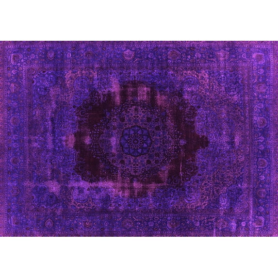 Ahgly Company Indoor Rectangle Persian Pink Bohemian Area Rugs, 7' x 9'