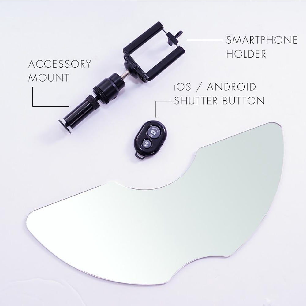 Impressions Vanity 13.5 Inch Desktop Dimmable LED Vanity Studio Ring Light with Stand, Accessories